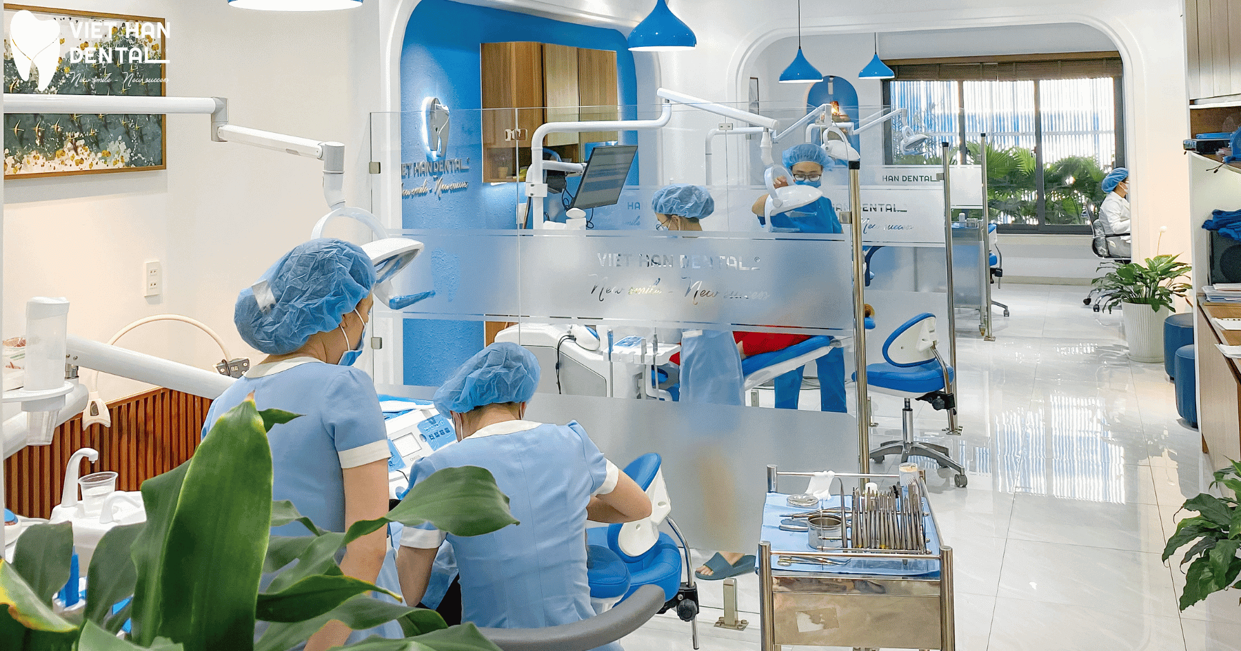 Các ghế điều trị riêng biệt tại Nha khoa Việt Hàn